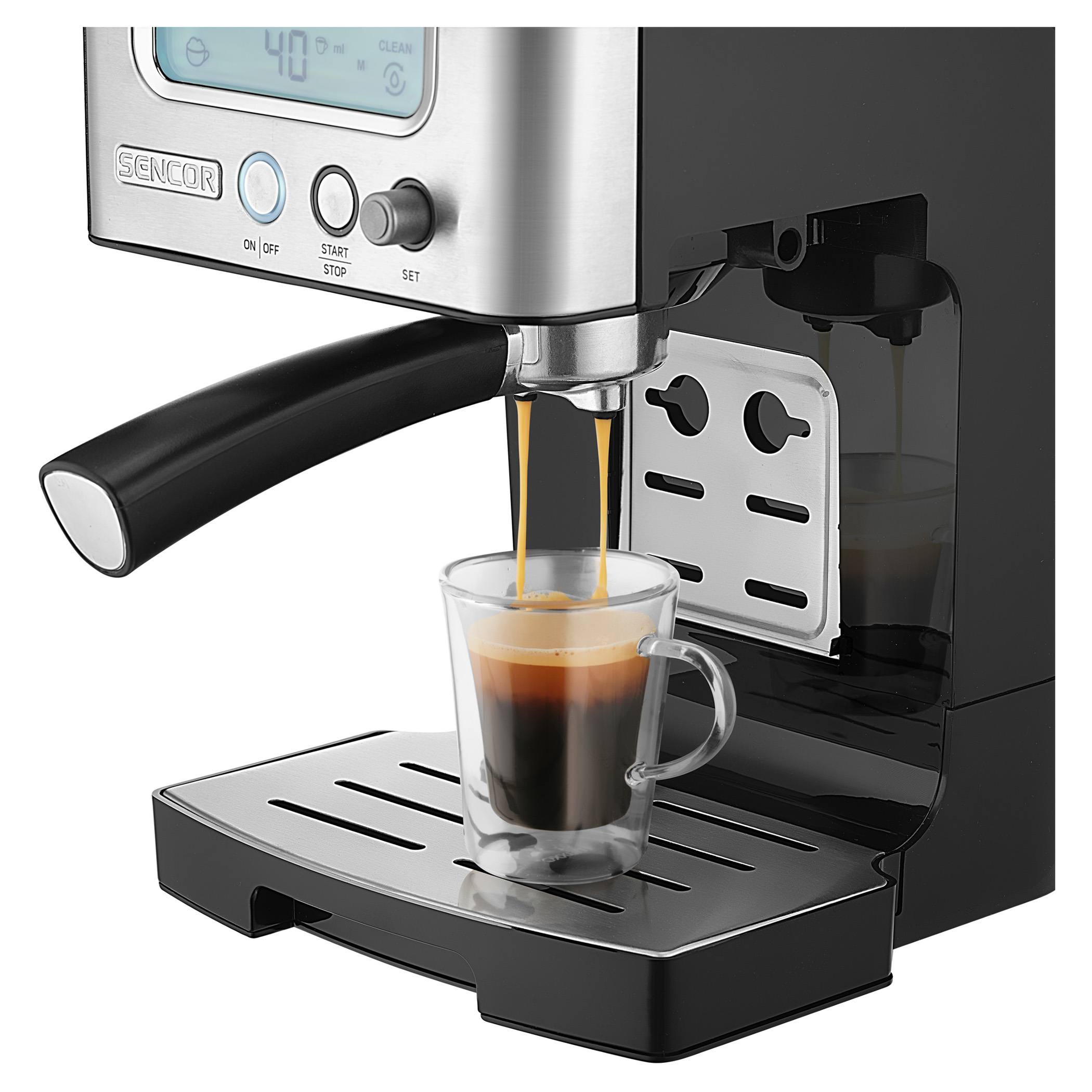 Semi-automatic espresso machine | SES 4090SS | Sencor