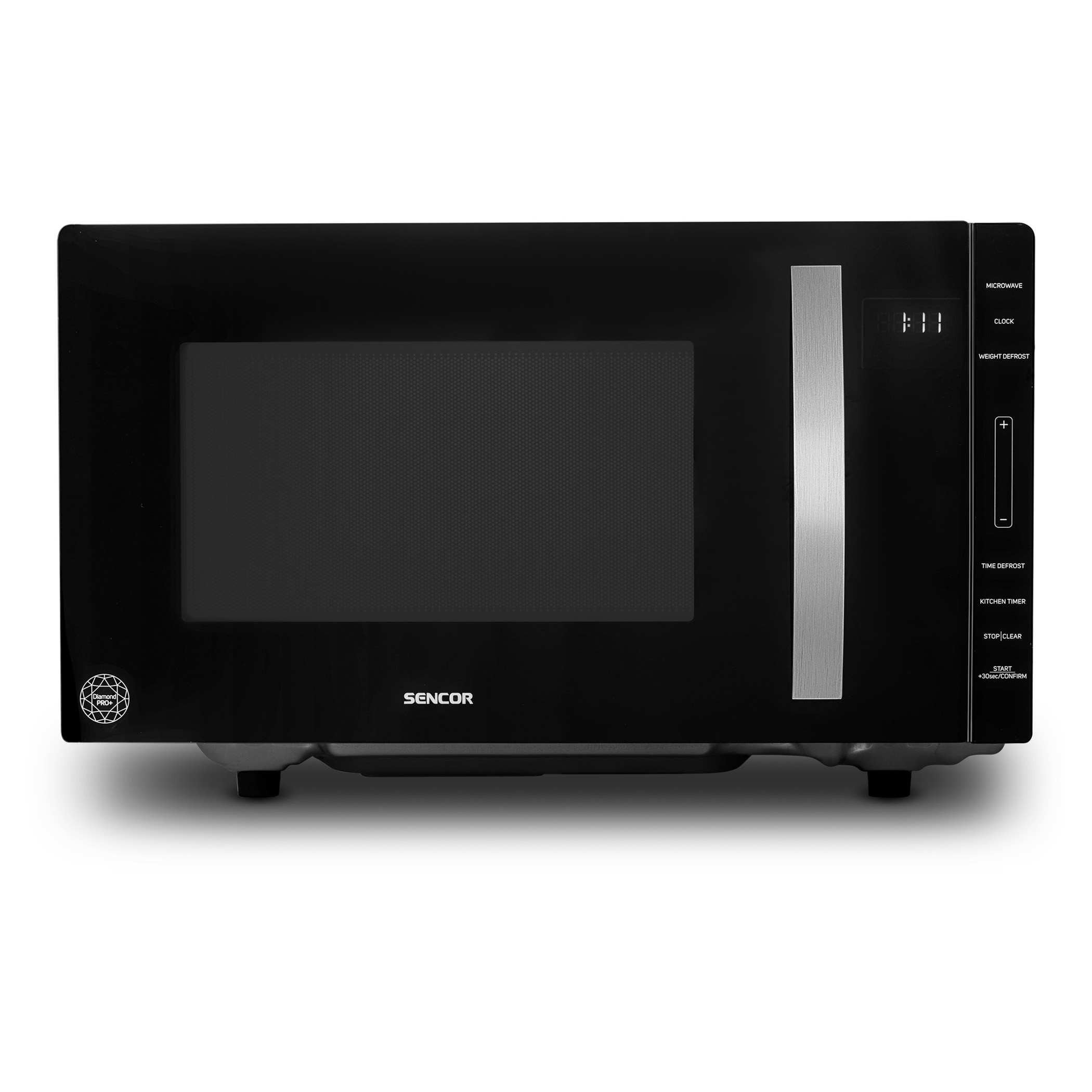 Black cheap diamond microwave