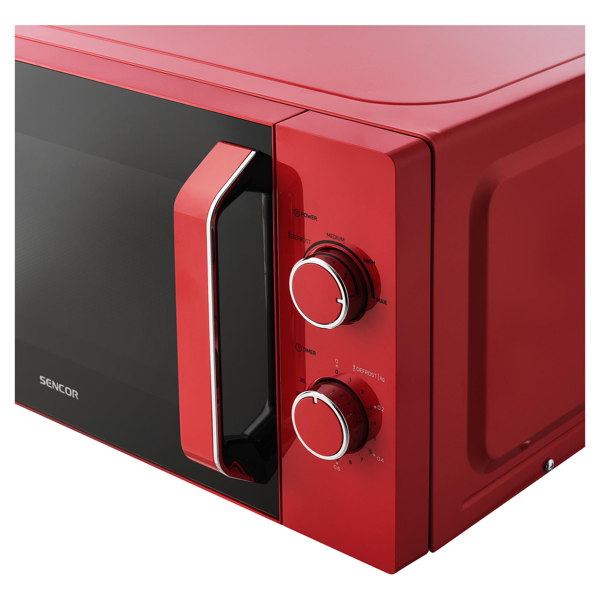 Large discount red microwave