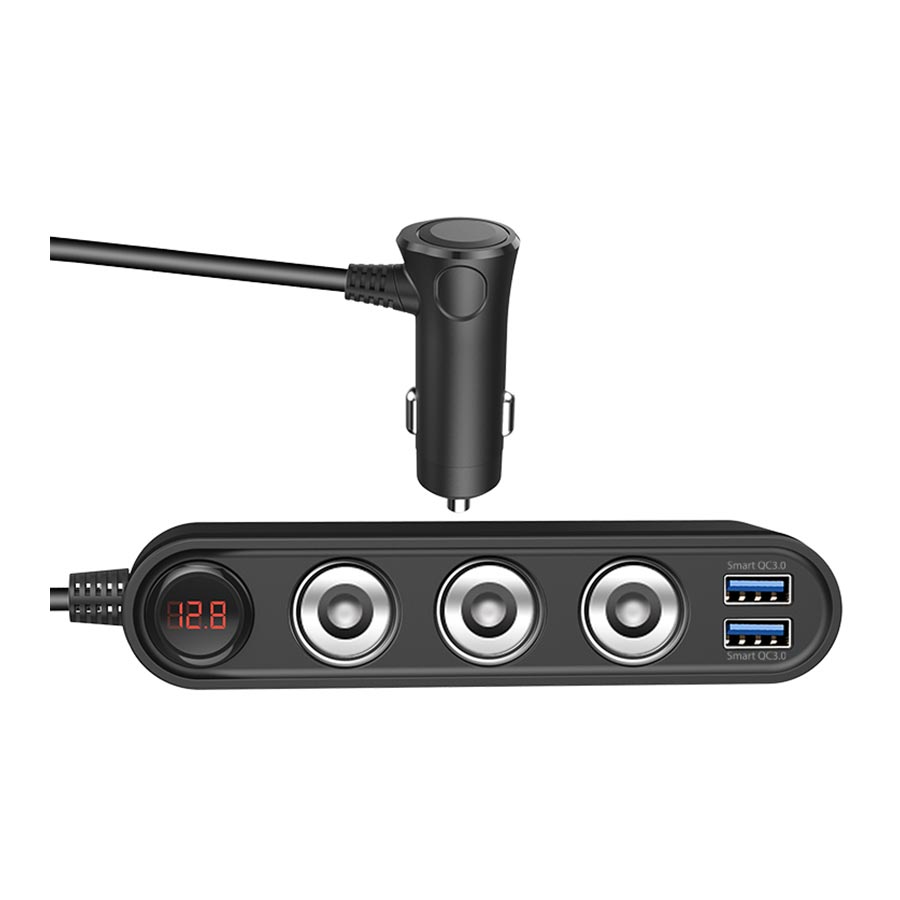 Cigarette Lighter Socket 12 Volt USB Outlet: PD 20W C and QC3.0