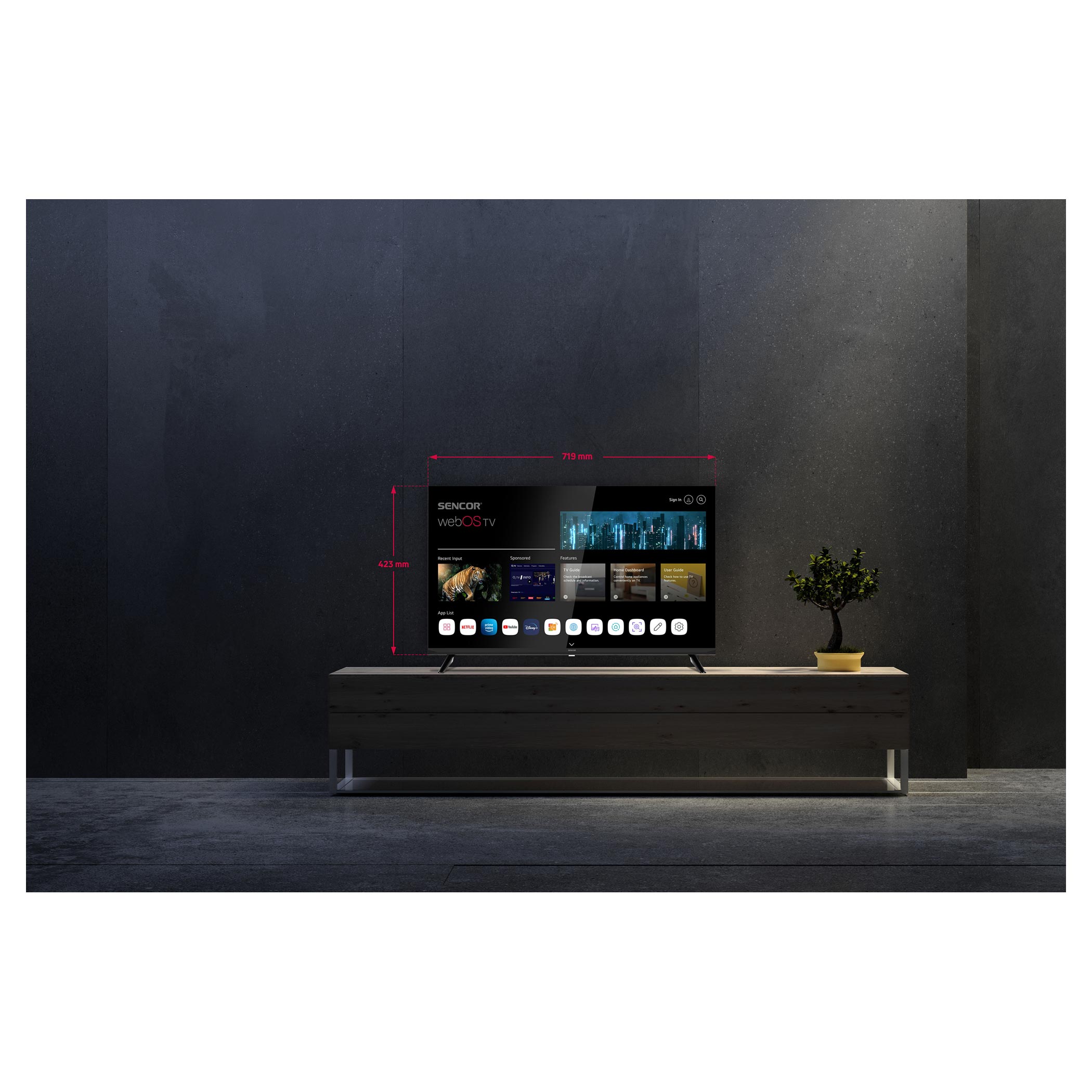 SMART television | SLE 32S801TCSB | Sencor