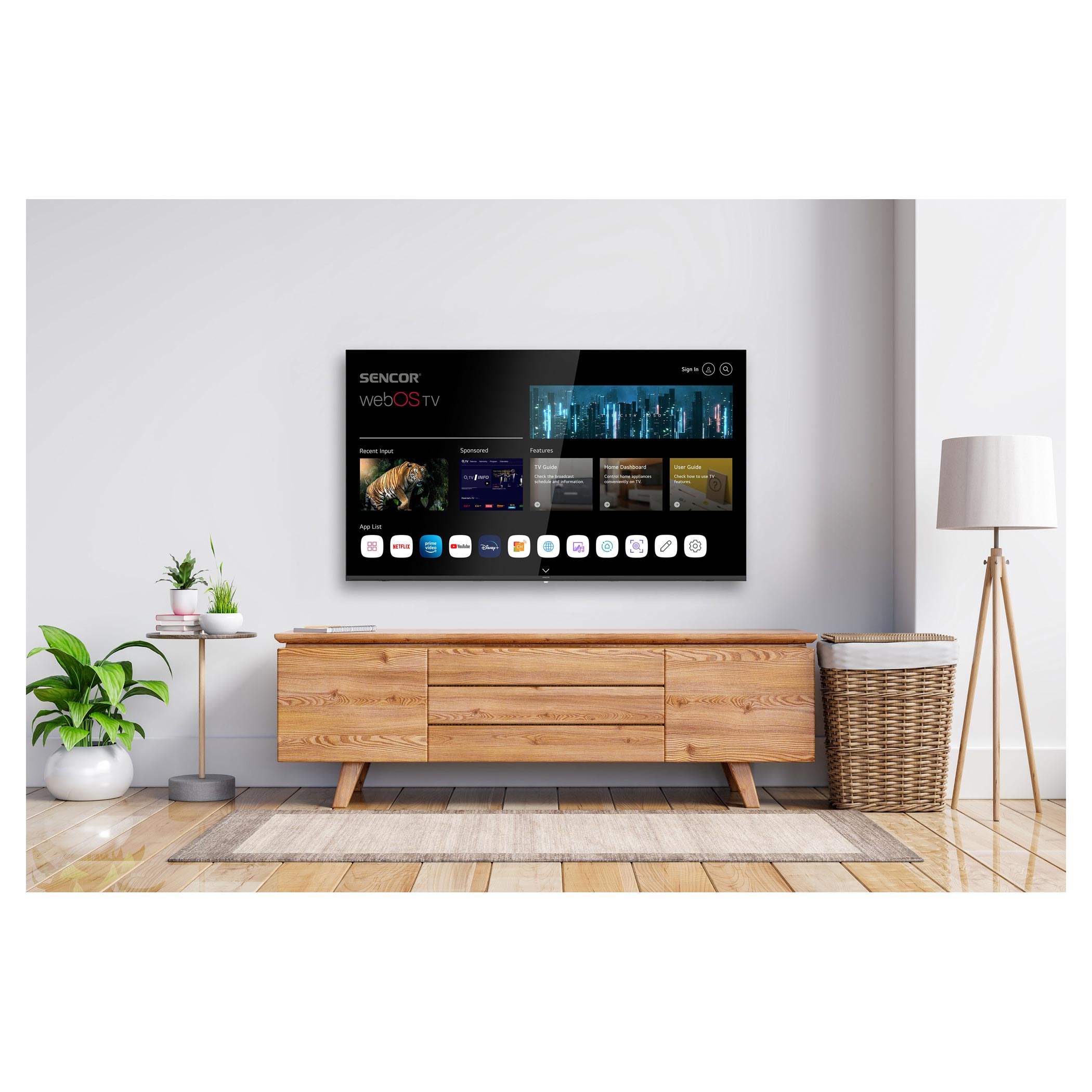 SMART UHD television, SLE 55US801TCSB