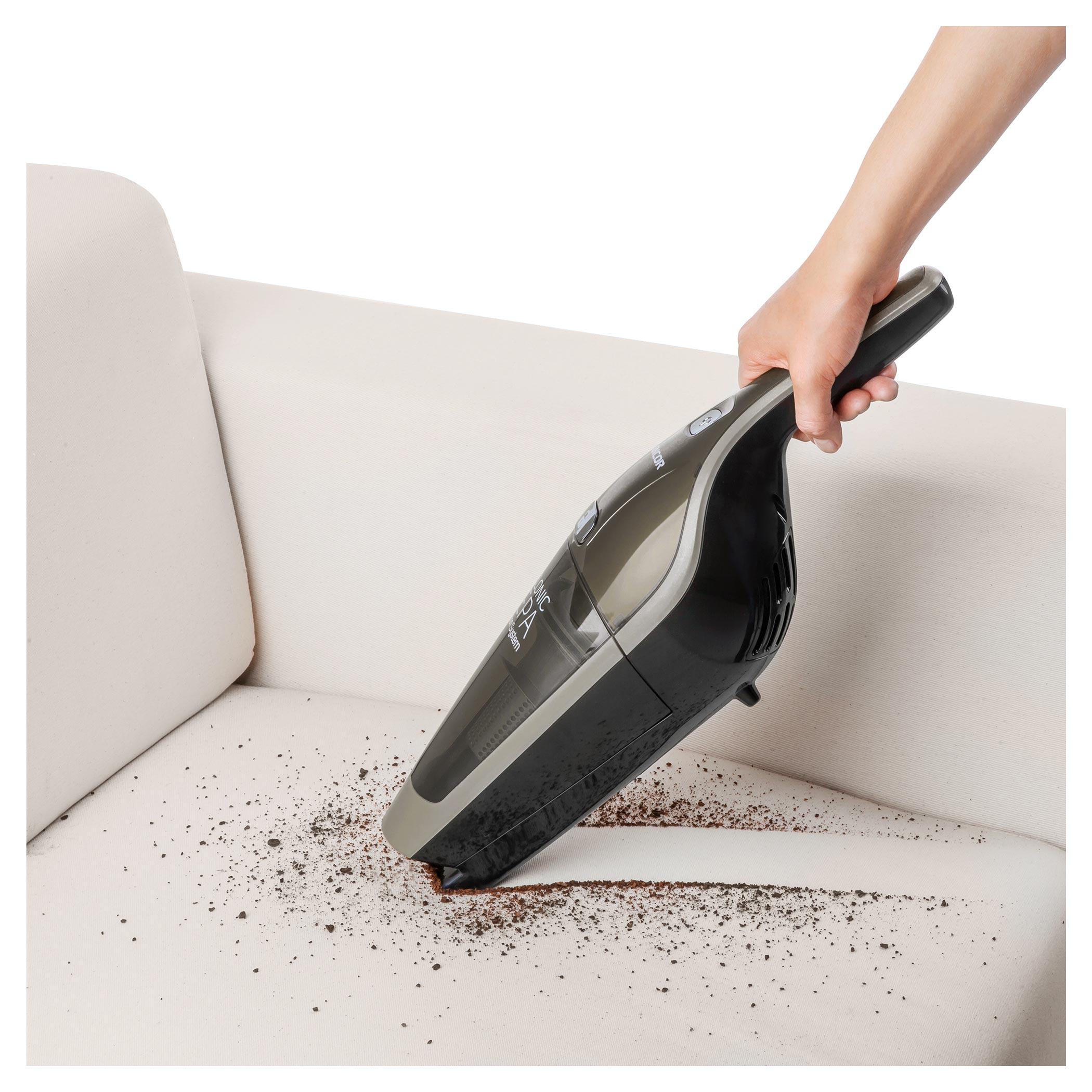 2-in-1 Stick Handheld Vacuum Cleaner Cordless Rechargeable Bagless HEPA Filter 