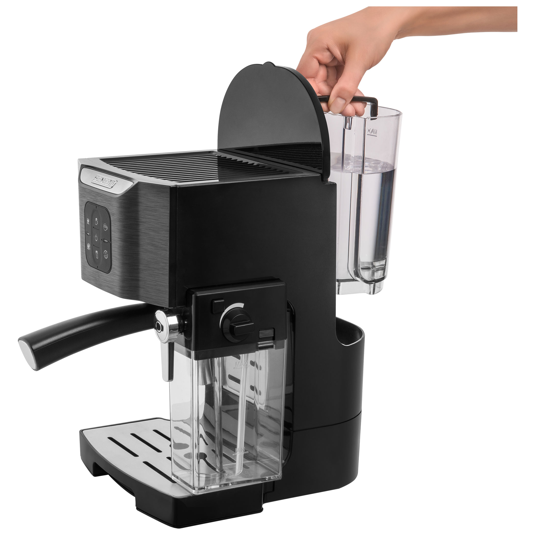 Machine à Café Expresso SENCOR Noir 1.4L 1450W - Neuve Sous Emballage