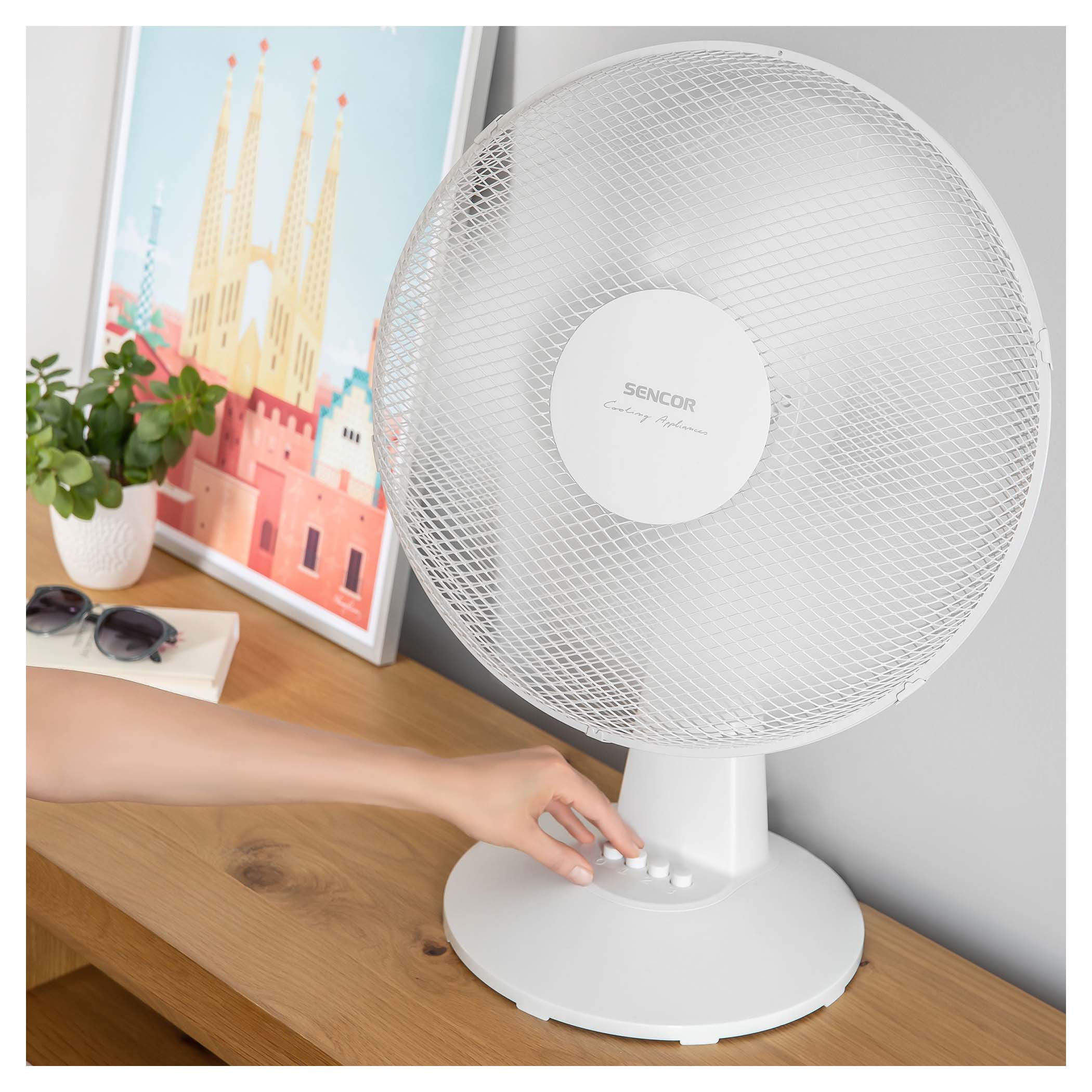 Desktop Fan | SFE 4010WH | Sencor