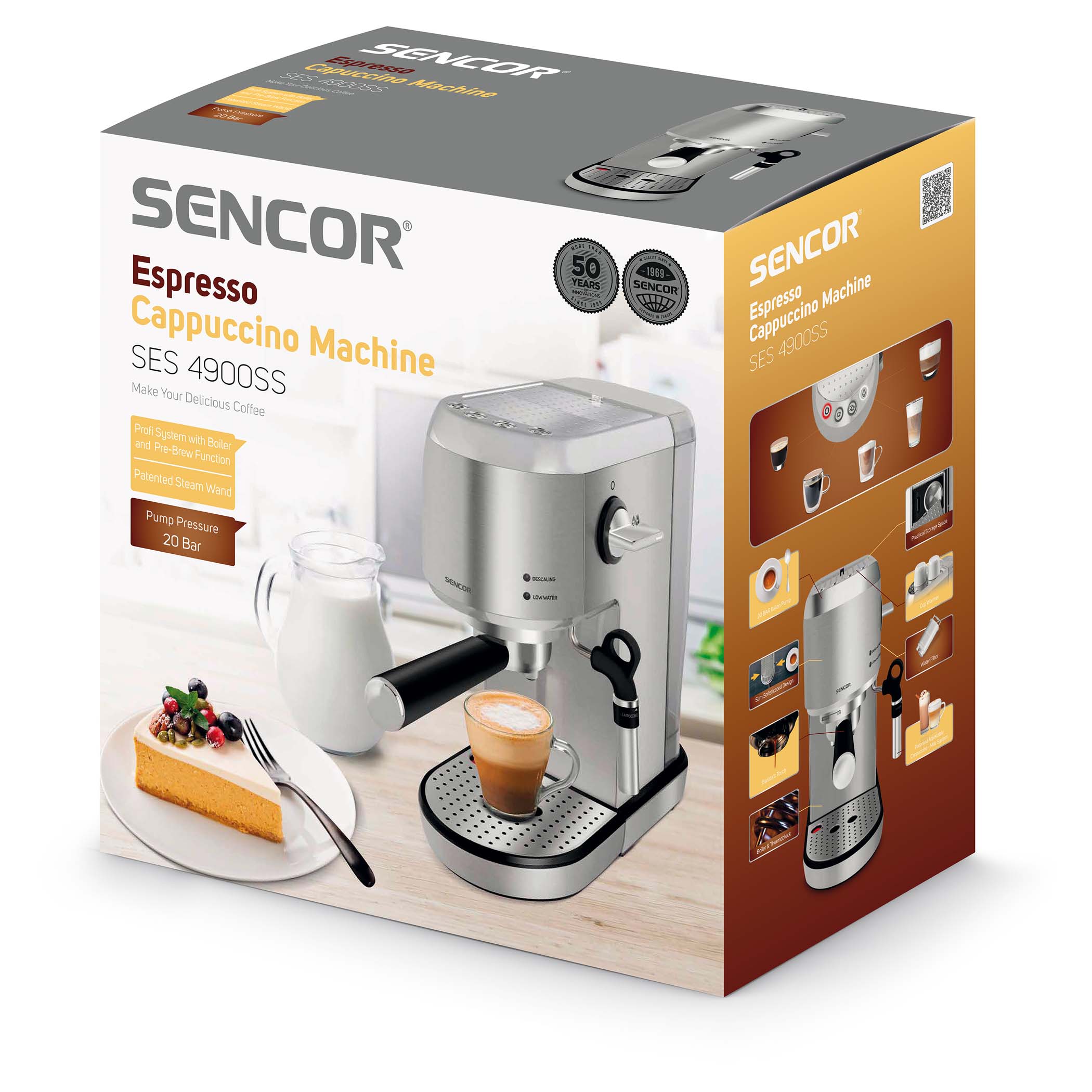 Espresso Machine | SES 4900SS | Sencor
