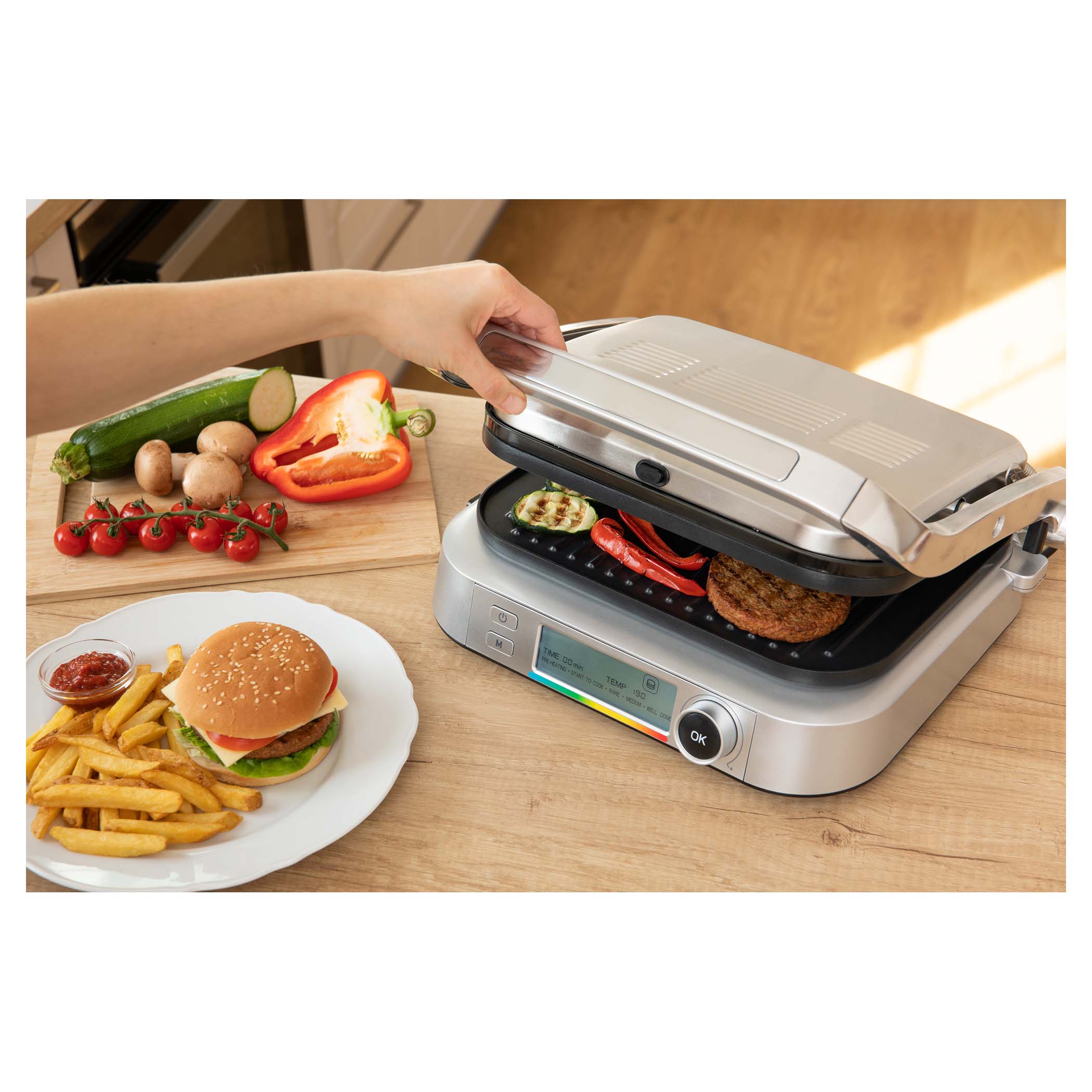 Cuisinart Series Griddler Five Multi-Purpose Contact Grill, Silver