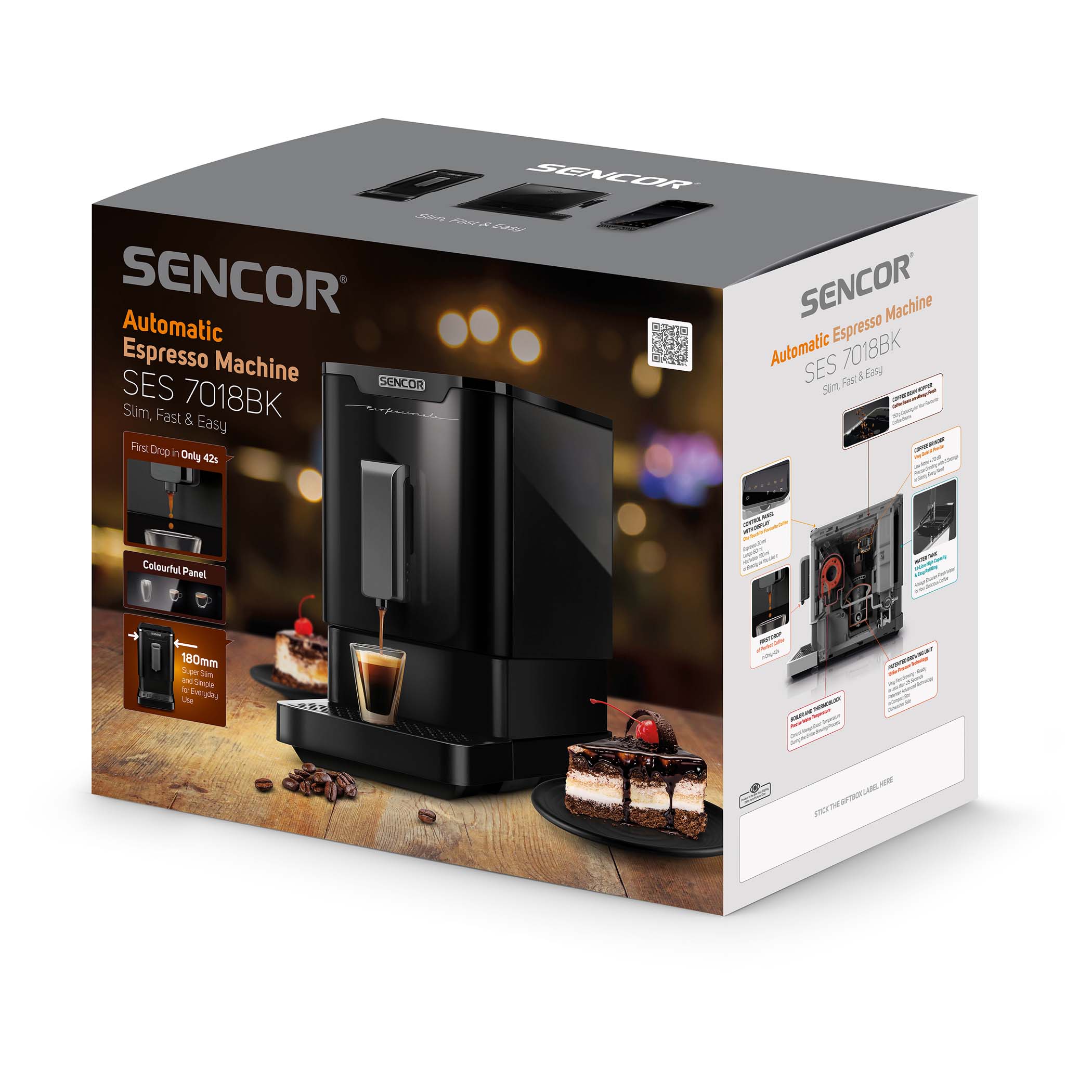 Automatic Espresso Maker | SES 7018BK 