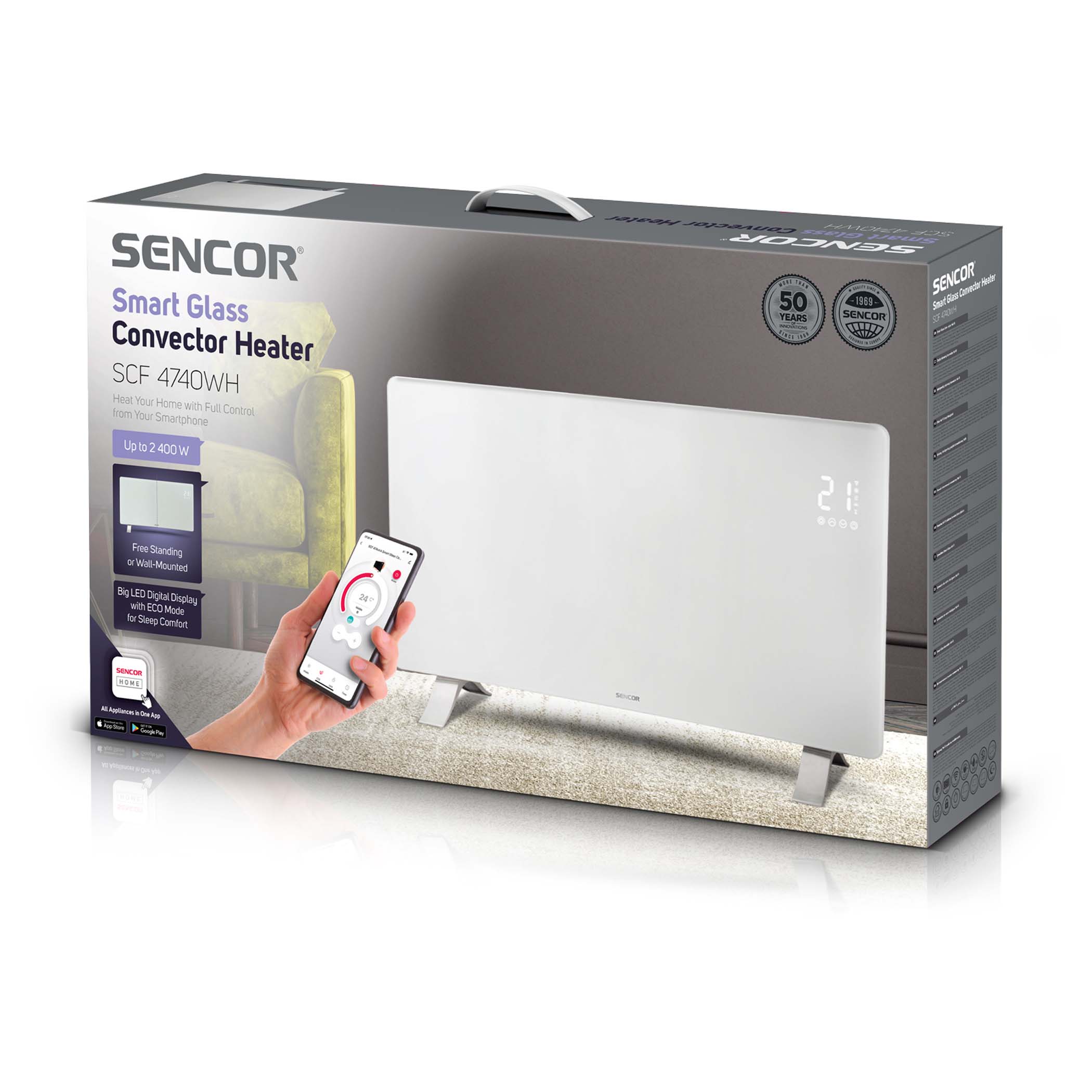 Wall mounted atmospheric touch screen control body dryer for