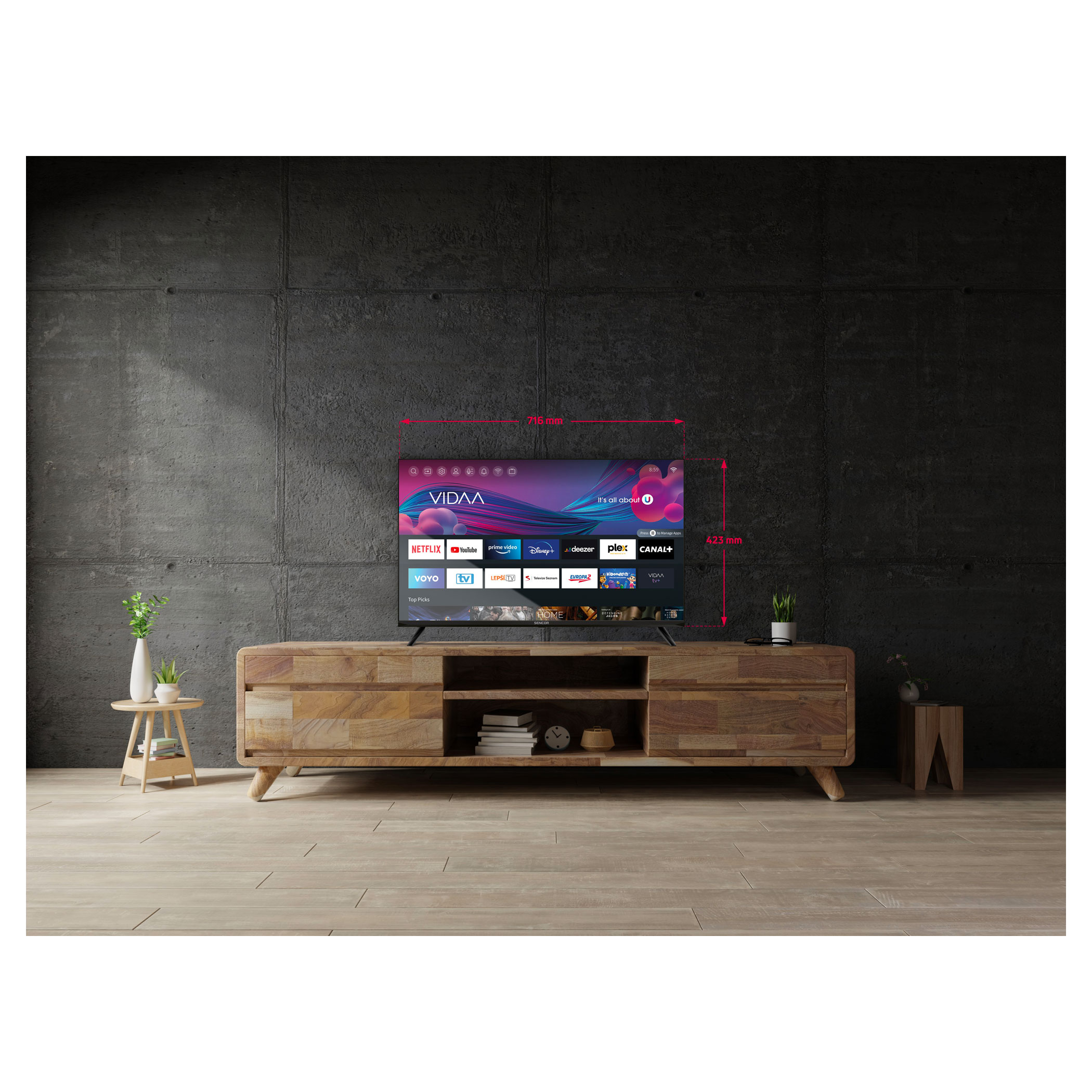 SLE 32S702TCS | VIDAA SMART TV | Sencor