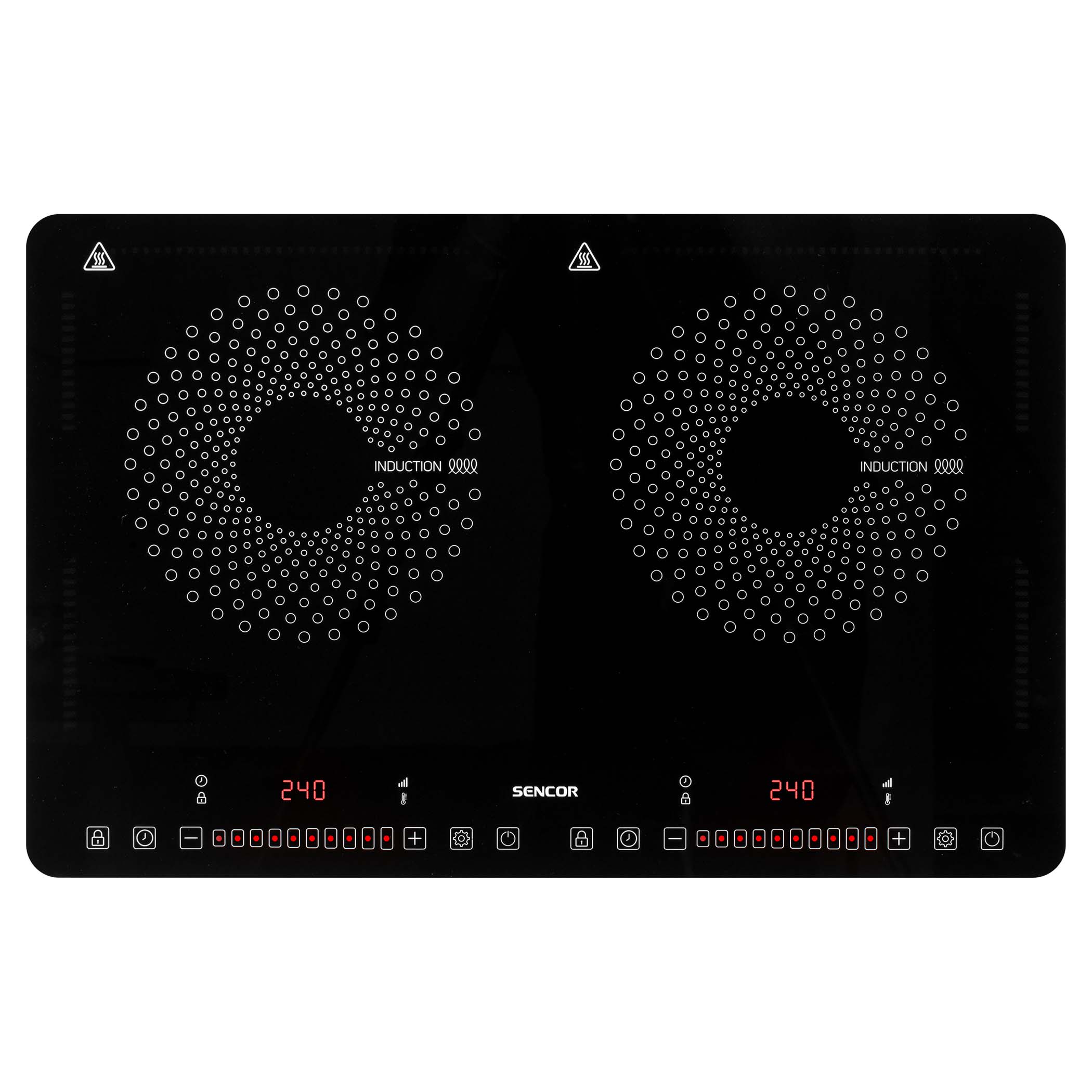 Double induction cooktop, SCP 4501BK