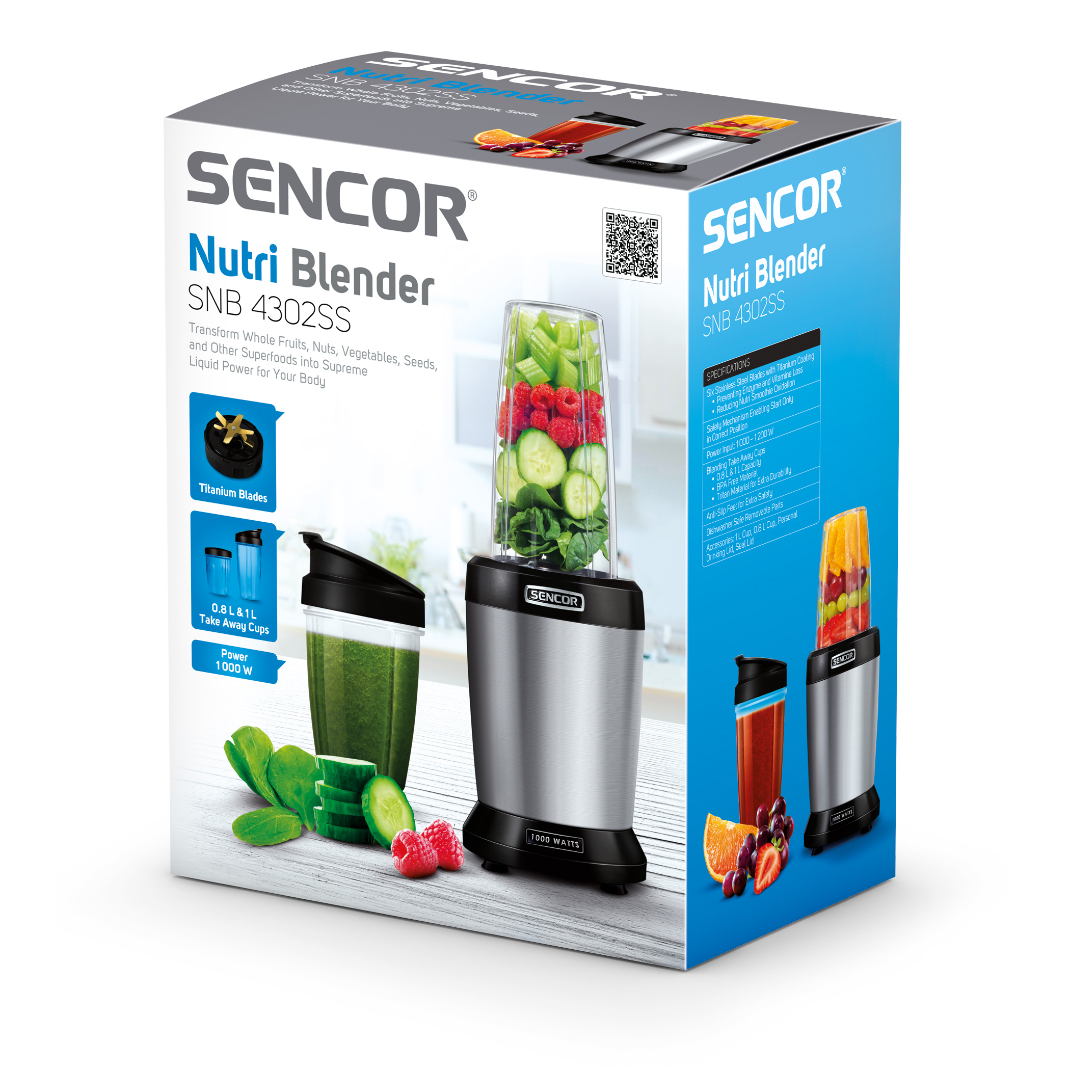 Sencor Nutri Blender SNB4302SS