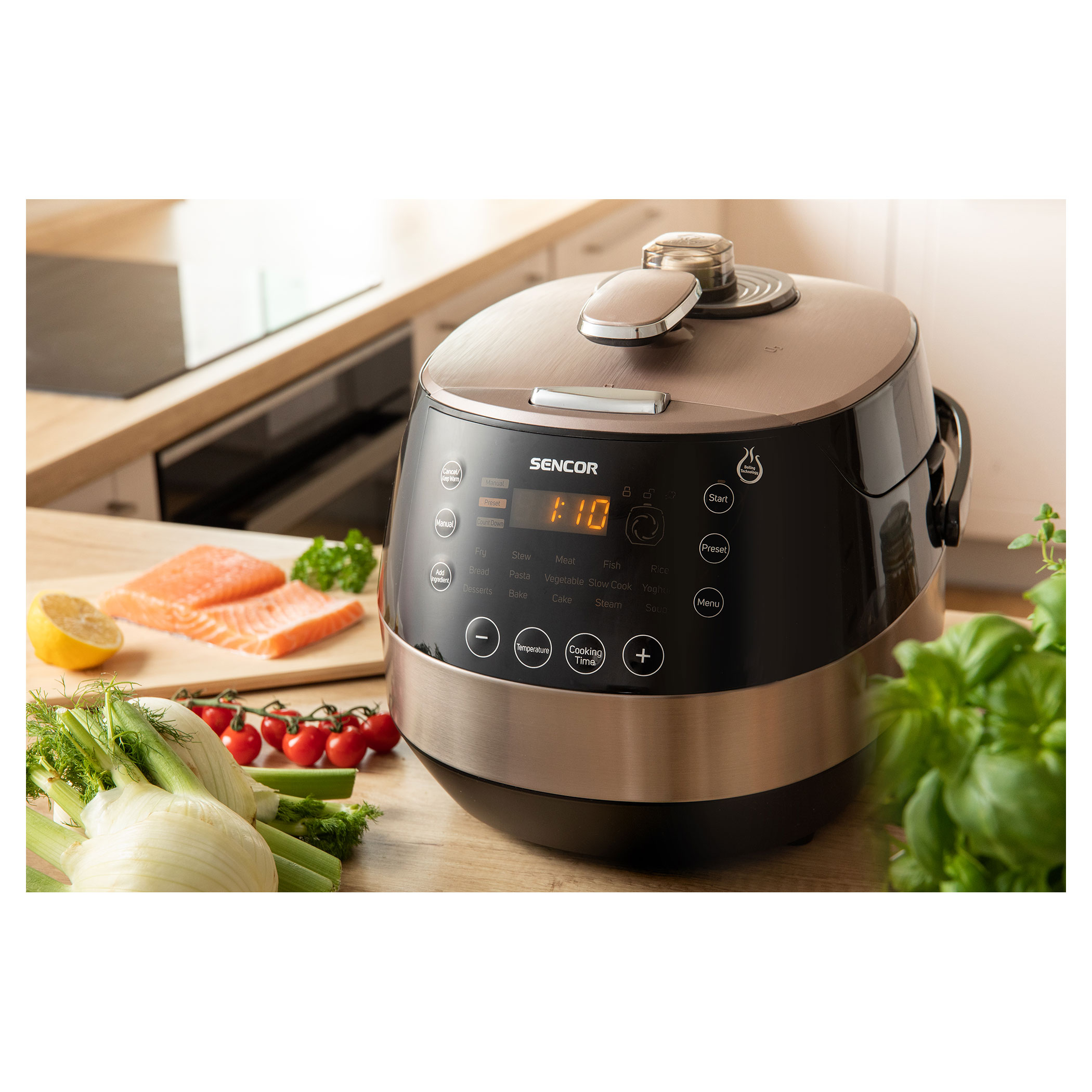 Electric Pressure Cooker, SPR 4000BK