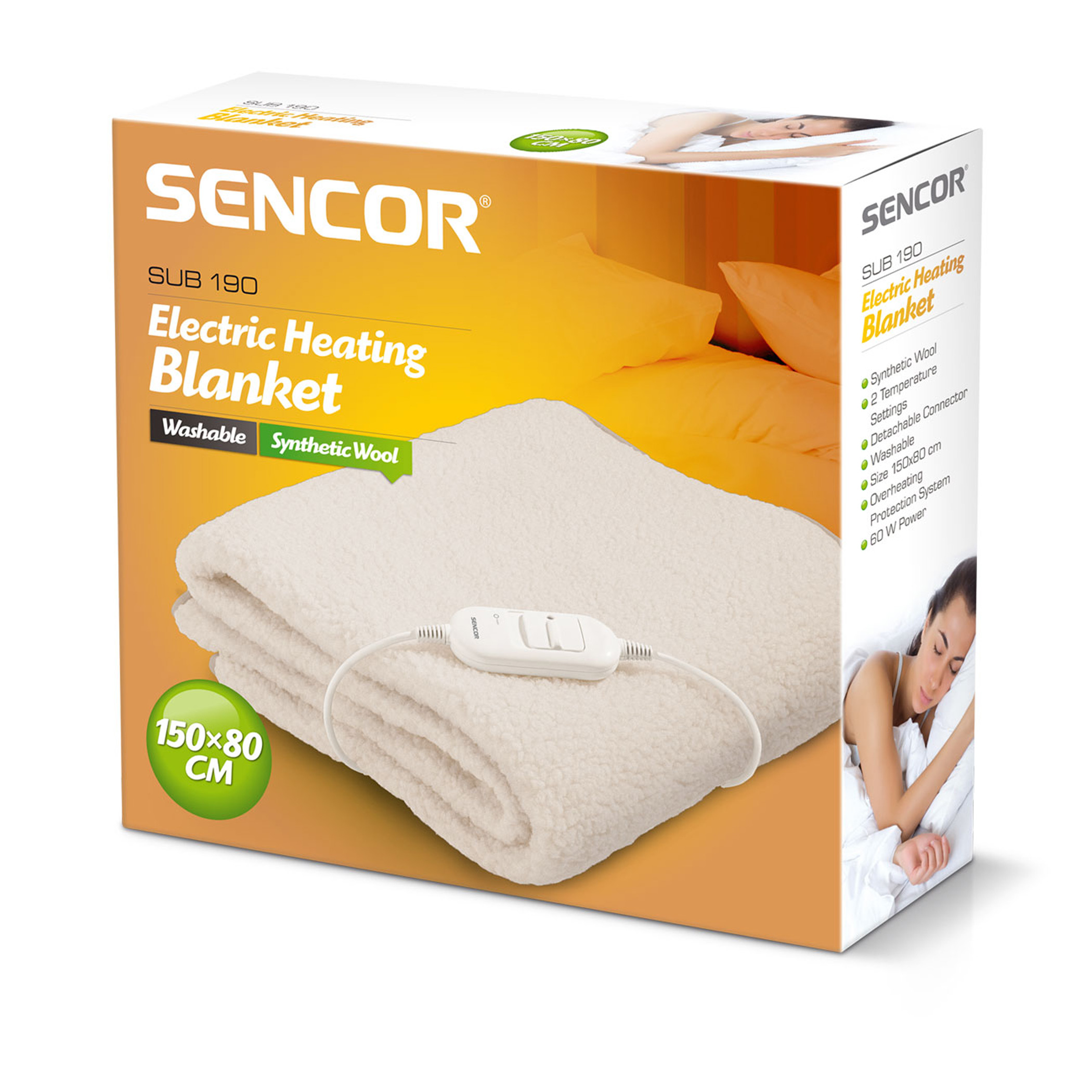 Electric Blanket | SUB 190 | Sencor