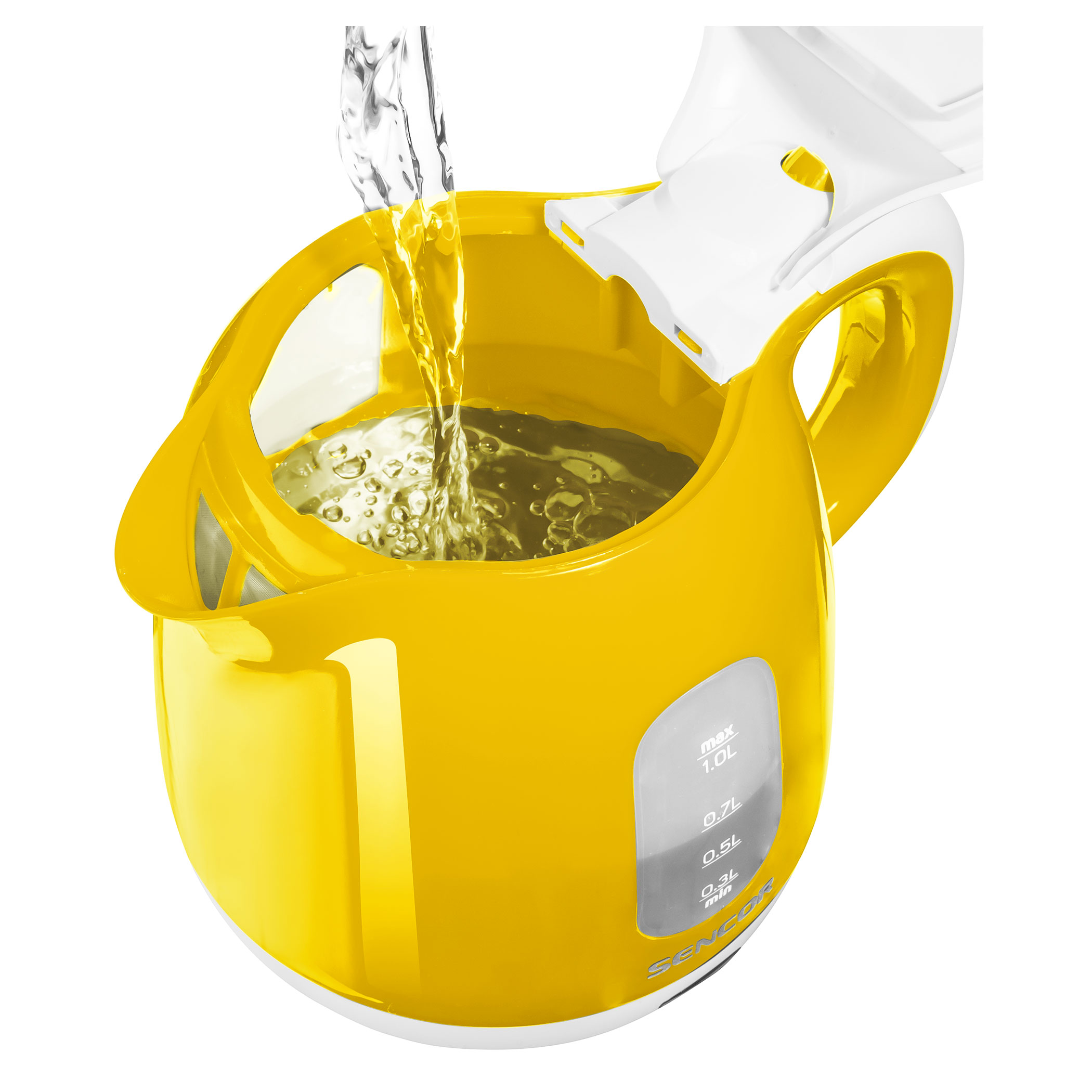 Yellow Electric Kettle Isolated On White Stock Photo 71212669