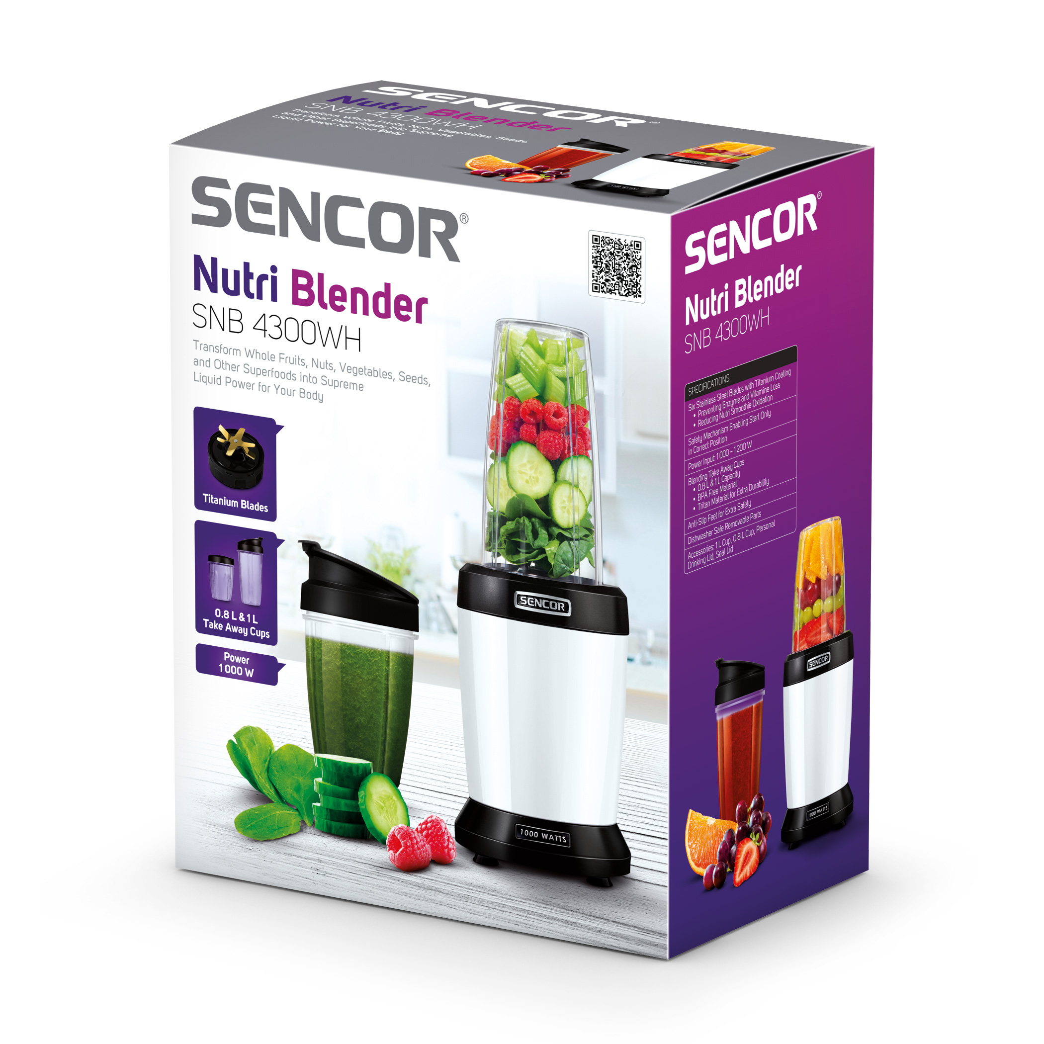 Nutri Blender, SNB 4302SS