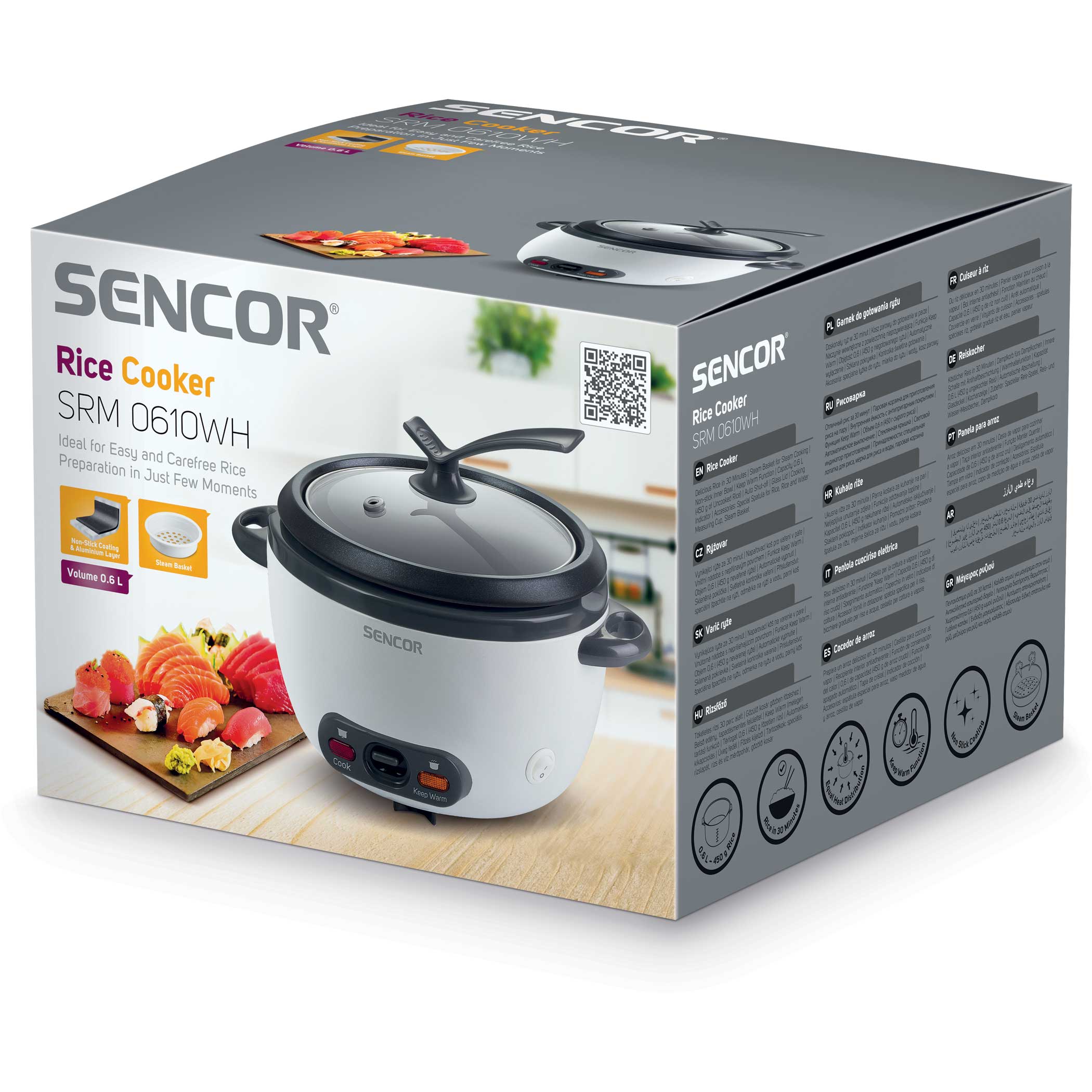 Rice Cooker SRM 0610WH Sencor