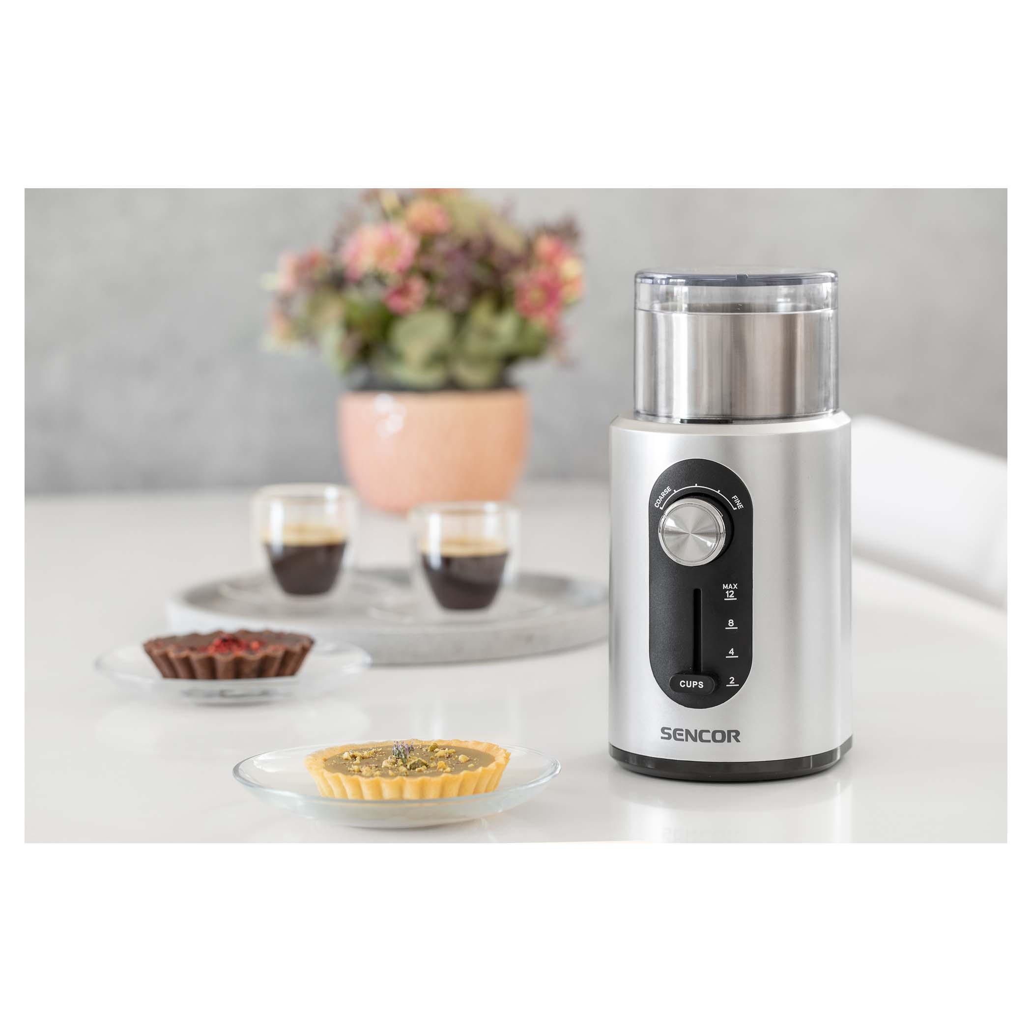 Electric coffee grinder, SCG 3550SS