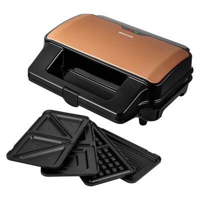 Lumme Black Sandwich Maker - Easy Clean Nonstick Plates - Indicator Lights  - Toasty Results - Specialty Small Kitchen Appliance in the Specialty Small  Kitchen Appliances department at