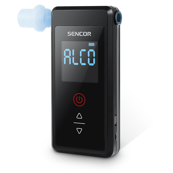 battery not include Alcohol Tester Alcohol Breathalyzer Semiconductor Professional Digital LCD Display Rechargeable