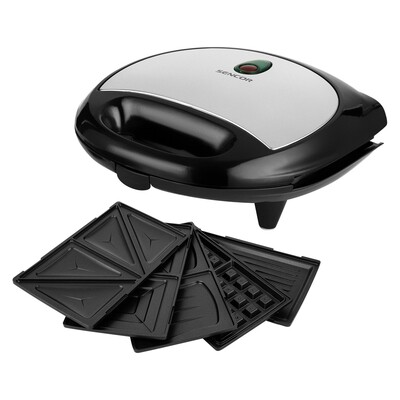 Lumme Black Sandwich Maker - Easy Clean Nonstick Plates - Indicator Lights  - Toasty Results - Specialty Small Kitchen Appliance in the Specialty Small  Kitchen Appliances department at