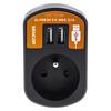SPC 70 BK - Socket + 2x USB