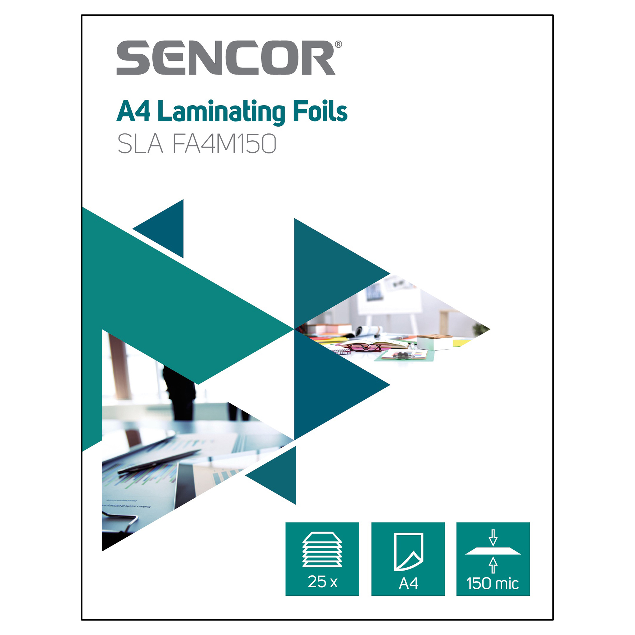 A4 150 mcn Pack 100 Laminating Pouches –