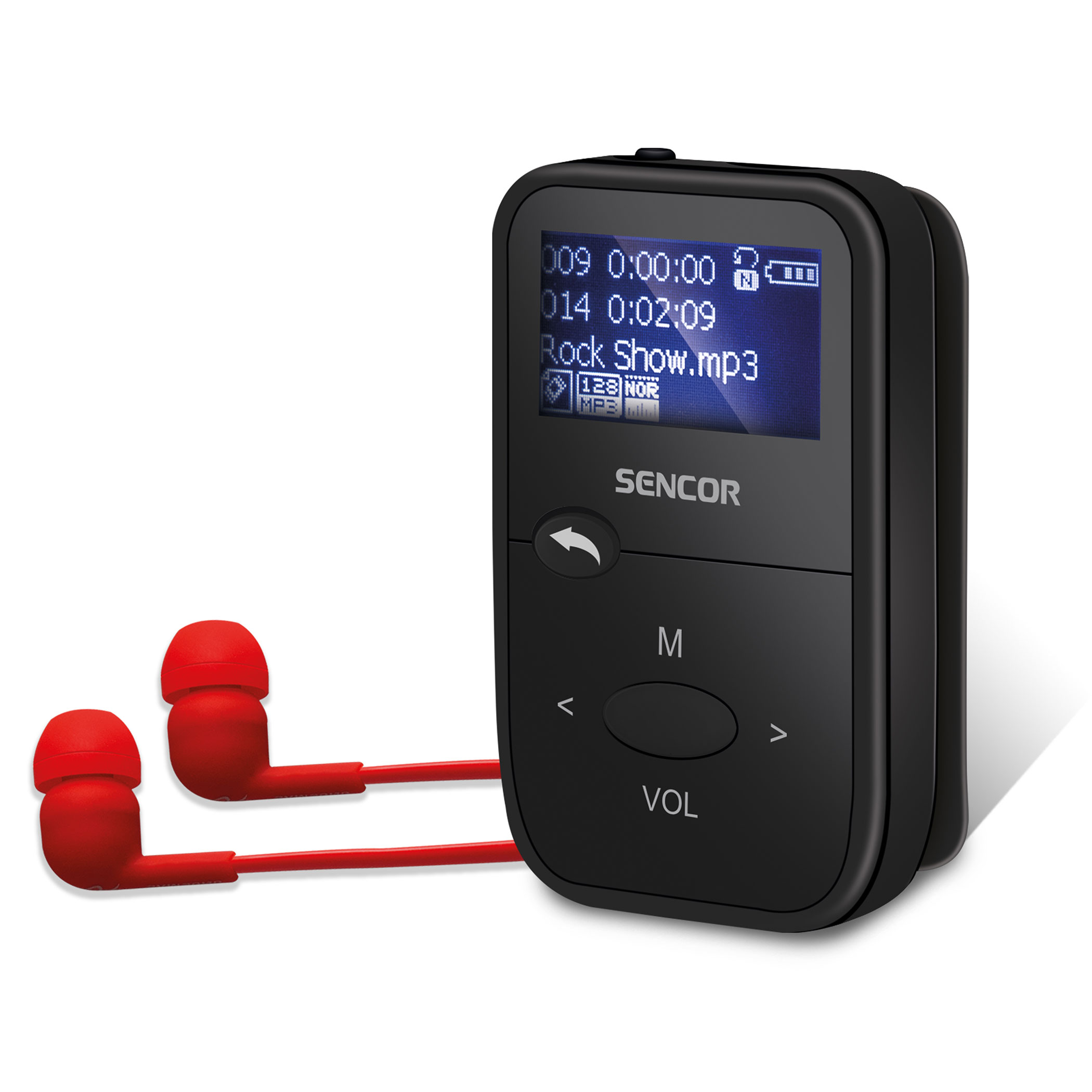 MP3 Player 8 GB with Micro SD Slot SFP 4408 BK Sencor