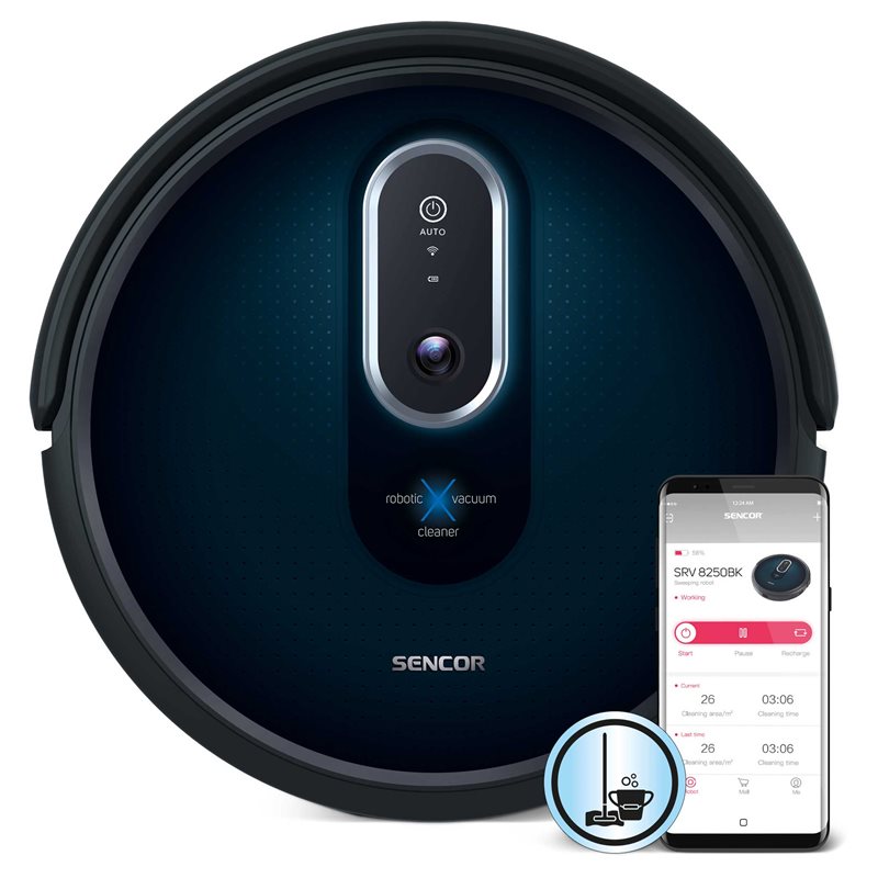 Robotic vacuum cleaner SRV 8250BK Sencor