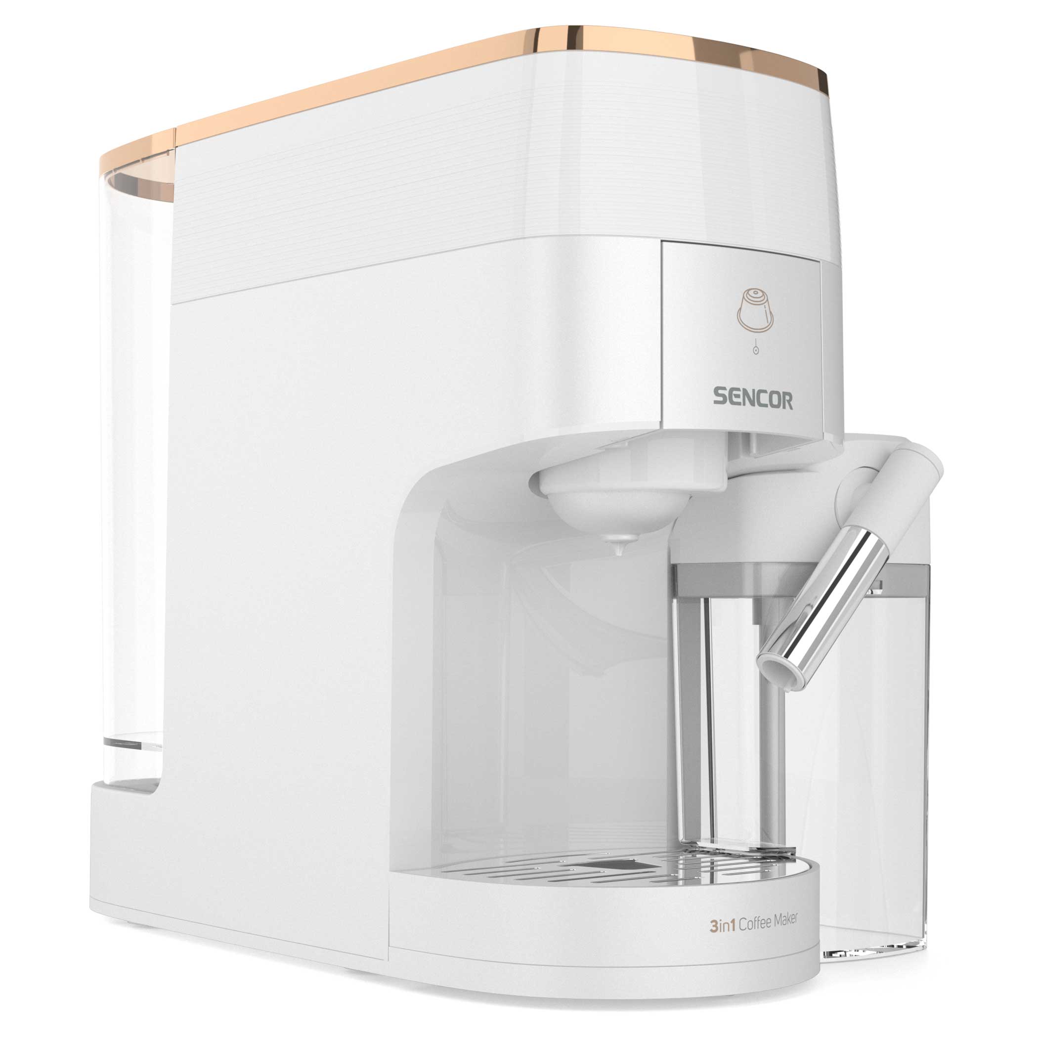 Multi-Capsule 3in1 Coffee Machine Marco Polo | SCC 3001WH | Sencor.com