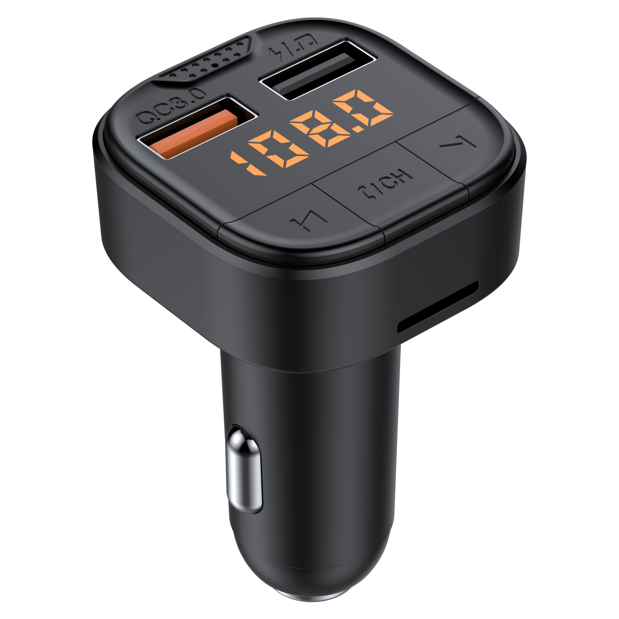 Bluetooth Car FM Transmitter with QC3.0 Quick Charger