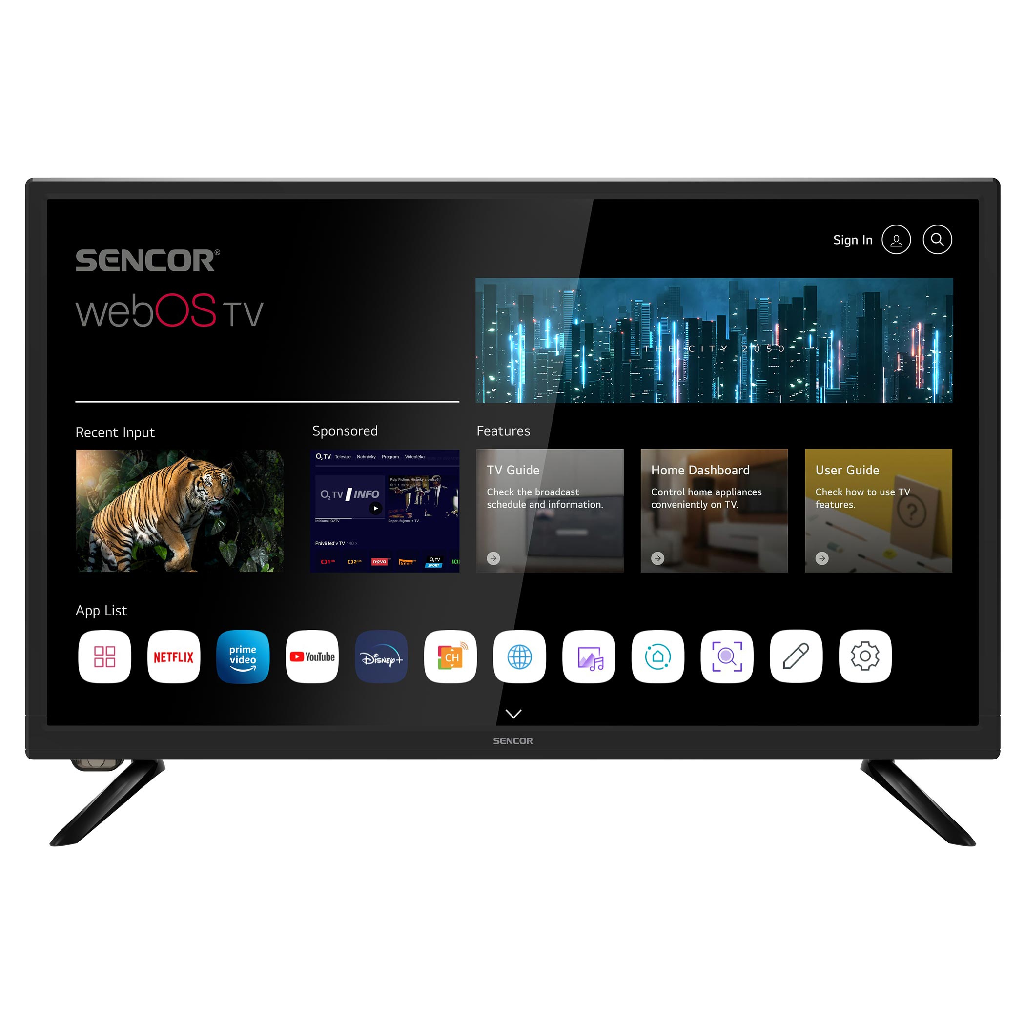 Lg Tv Led 24 60cm Téléviseur Hd Wi-fi Bluetooth Connecté Smart Tv