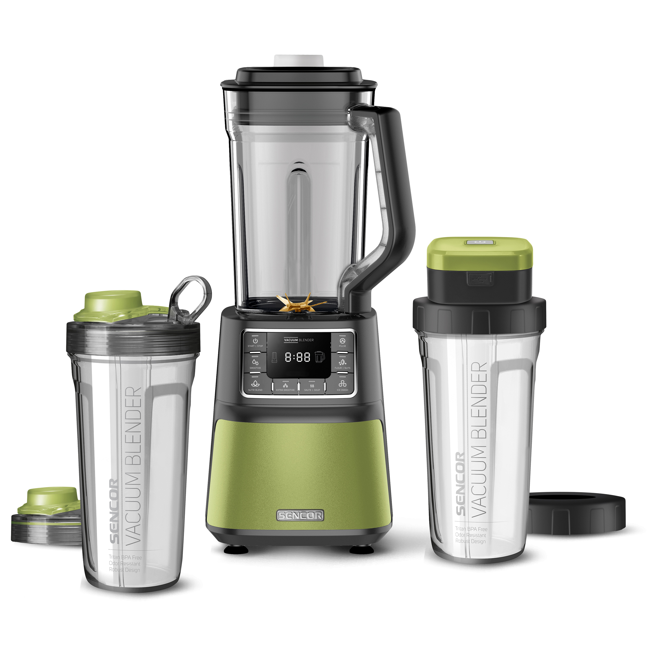 Best Buy: Sencor 20 Oz. Smoothie Blender with Travel Bottles