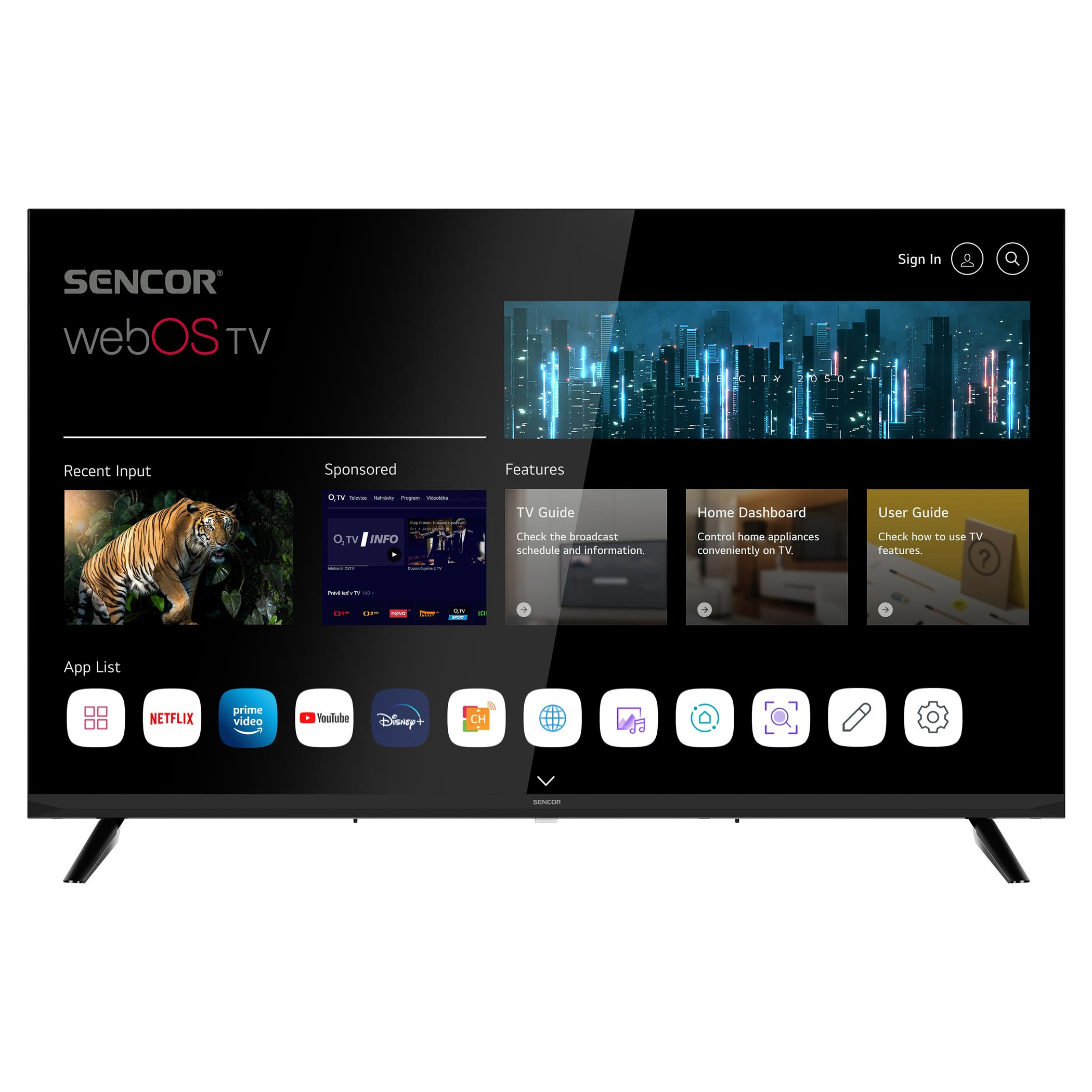 SMART television | SLE 32S801TCSB | Sencor
