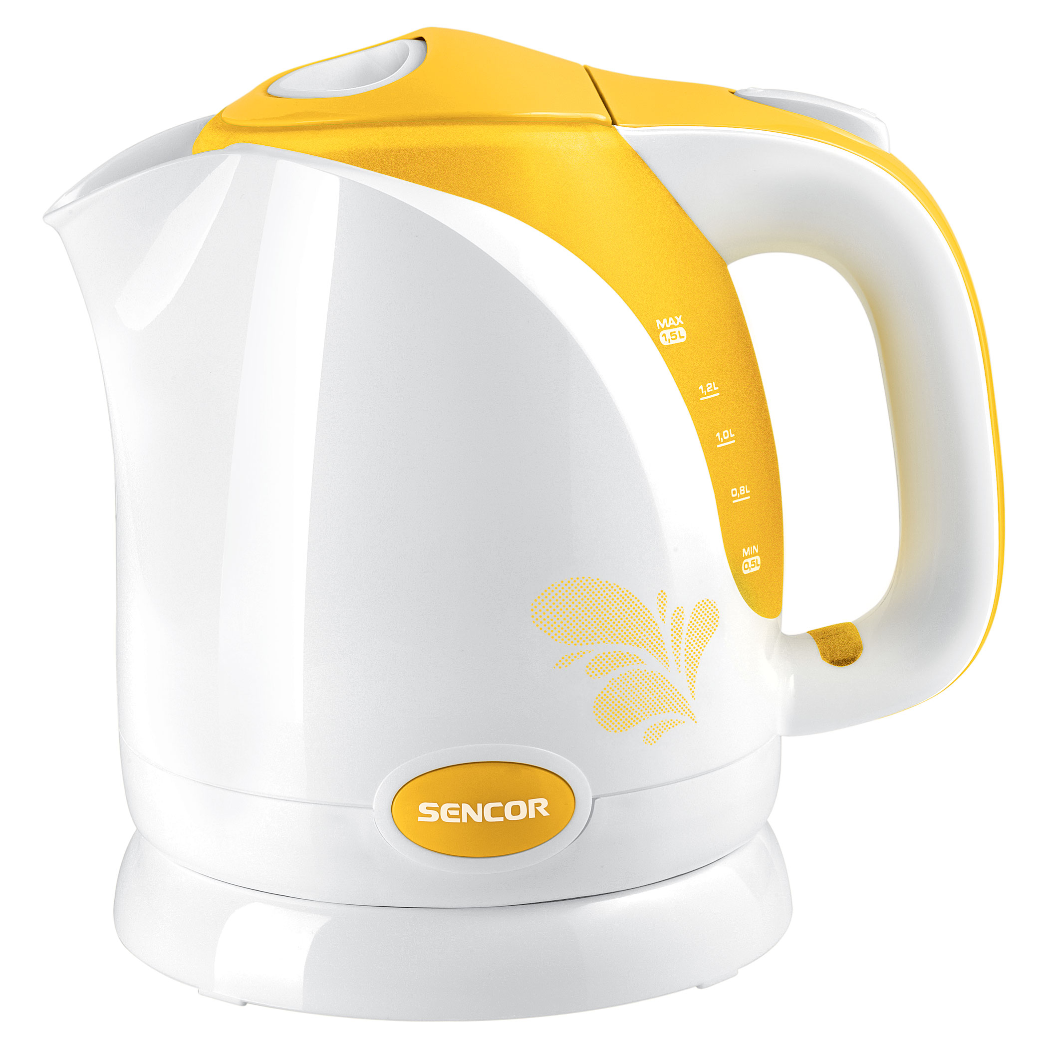 Yellow Electric Kettle Isolated On White Stock Photo 71212669