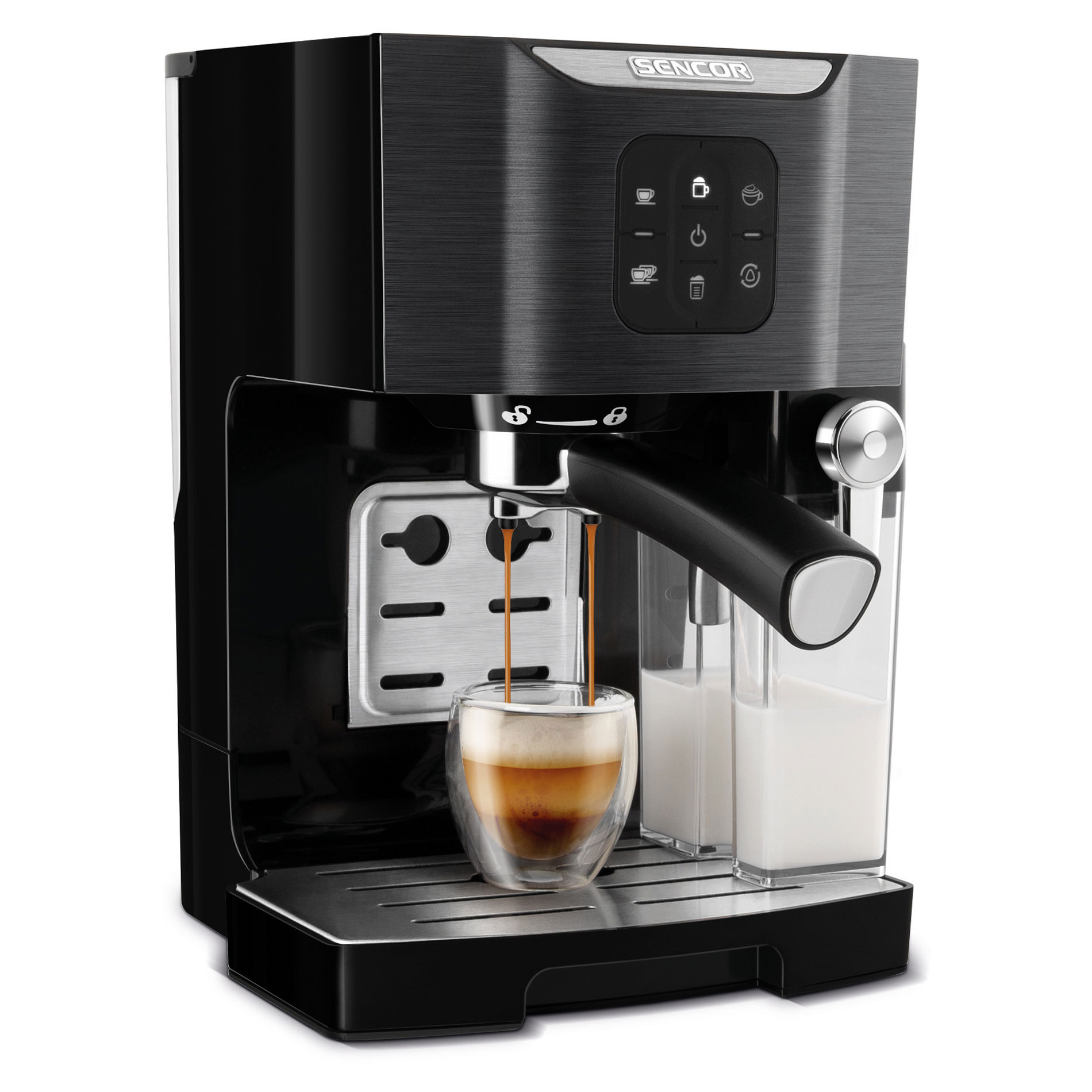 Machine Expresso SENCOR SES 4040BK – Neuve Sous Emballage, 1450W