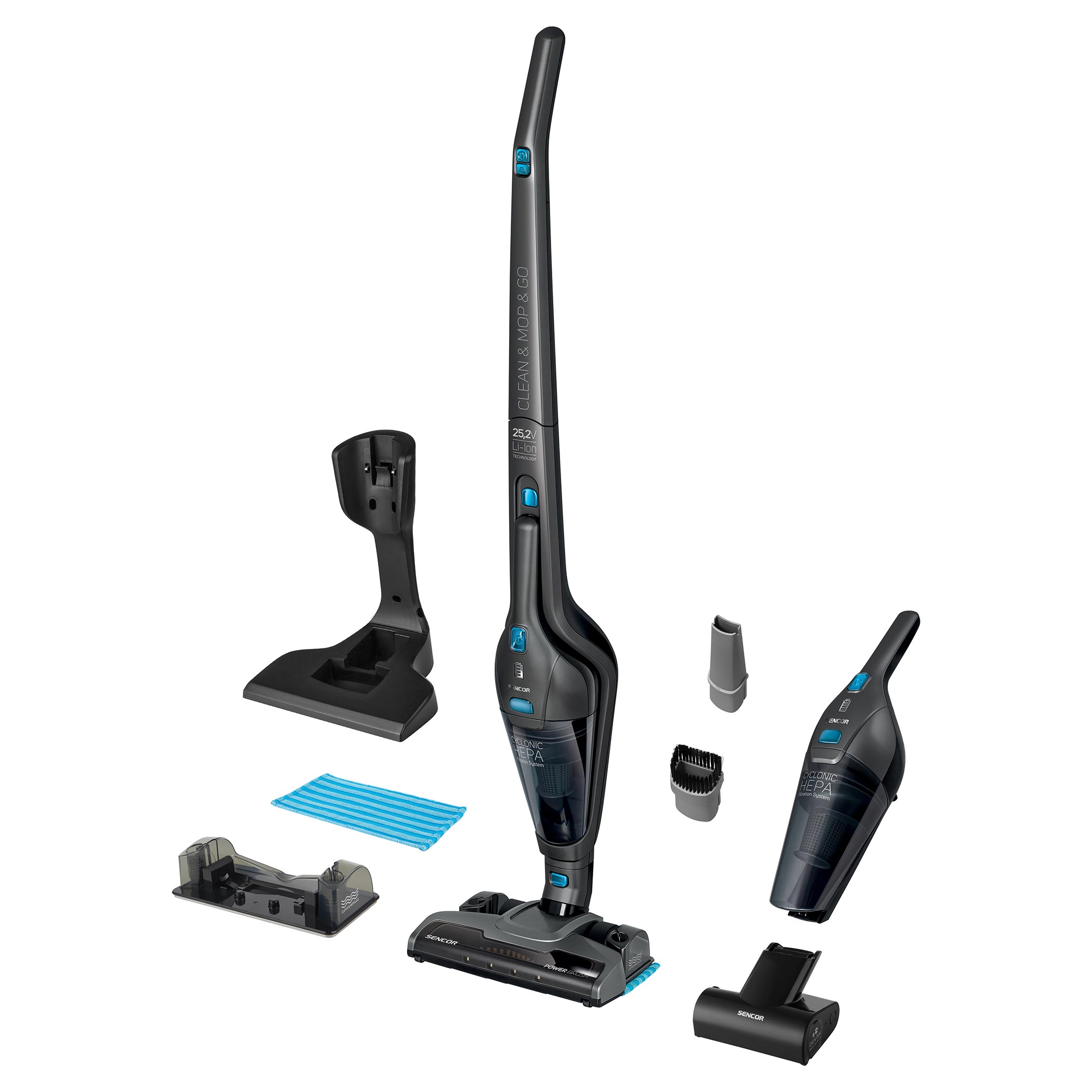 Shop BLACK+DECKER Dustbuster 12-Volt Cordless Handheld Vacuum & Classic  1-Speed Steam Mop at