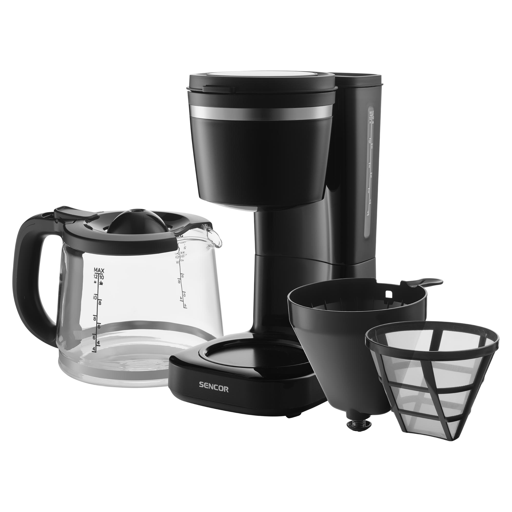 Drip Coffee Maker Dark Line | SCE 2710BK | Sencor.com